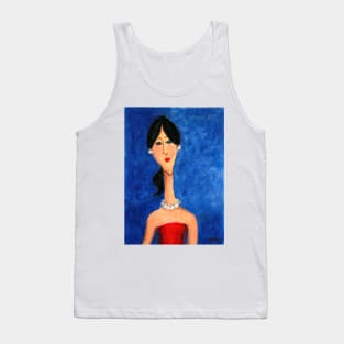 Seule au bal azur - Alone at the ball azur Tank Top